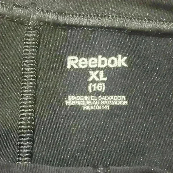 Reebok Girls Cropped Workout Leggings | Activewear | Size XL (16) - Picture 3 of 3